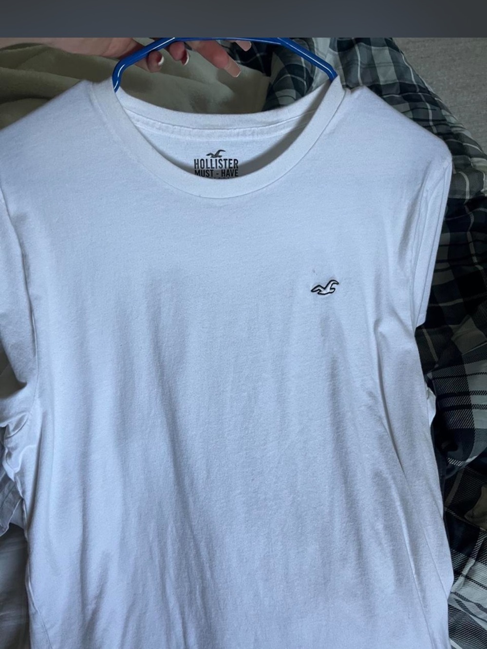 White Hollister Co. cotton t-shirt